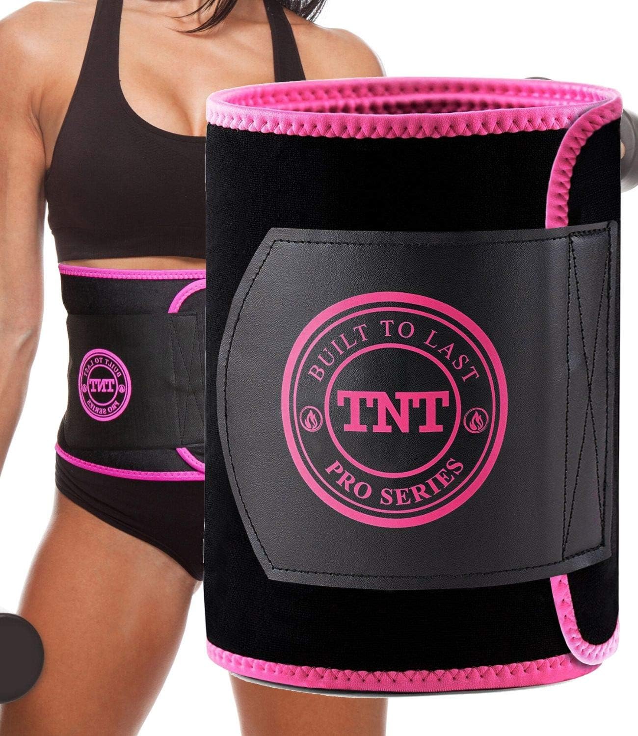 TNT Pro Series Waist Trimmer for Women and Men - Waist Trainer for Weight Loss Sweat Belt - Belly Fat Slimming Stomach Band - Lumbar Support Neoprene Wrap : Sports & Outdoors