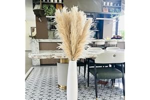 ZEPHYNAR 55" inch Scarcity Natural Pampas Grass Decor Tall, pompas Grass, Tall Pampas Grass for Wedding, Party, Farmhouse, Boho Home Decor