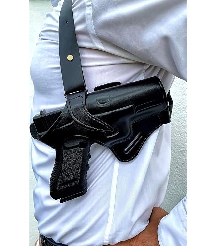 Amazon.com : Aker Leather 101 Comfort-Flex Shoulder Holster, Black