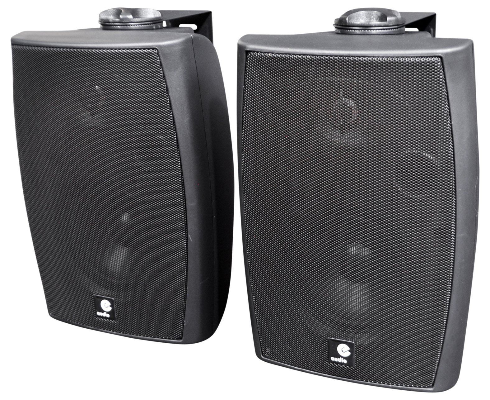 E-Audio 60w Active Wall Mounted Speakers with Bluetooth & Auxiliary Input