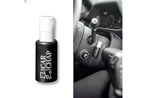 CAR CHAP CarChap Car Lip Balm Holder [THE ORIGINAL], Lip Gloss Holder for Car, Mess Free in the Heat. Featured in Car and Driver. USA Made, Patent Pending. Interior Car Accessories for Women and Men [BLACK]