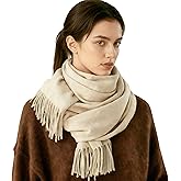 FLEESOFT Winter Wool Scarf Shawl -Thick Oversized Pashmina Shawl Wrap,Soft Warm Winter Scarves,Travel Blanket Scarf for Women