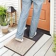 Zinovo 2 in 1 Shoe Disinfectant Mat,Shoe Cleaning and Sanitizing,Non-Slip Entrance/Welcome Mat for Indoor Outdoor,Doormat for Kitchen,Classroom,Restaurant,18x33 inches