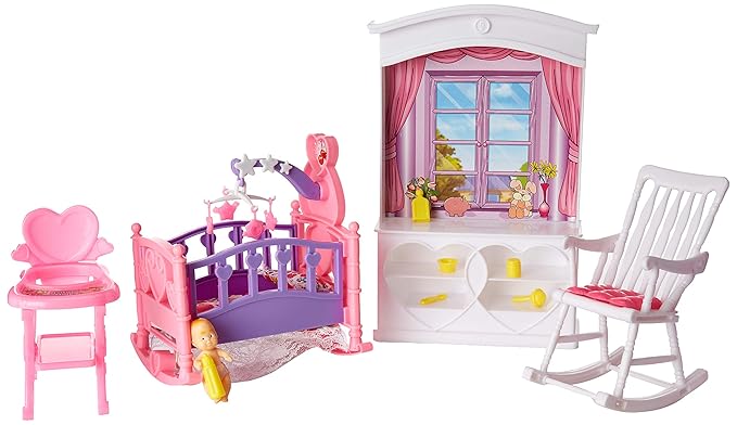 Ivory My Fancy Life Dollhouse Furniture- New Baby Room Play Set