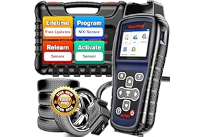 Autel MaxiTPMS TS501 PRO, 2026 TPMS Programming Tool Same as TS508, Up of TS501 TS408S, Relearn Activate 99% TPMS Sensors, Program Autel MX-Sensor 315/433MHz, TPMS Reset & Diagnostics, Lifetime Update