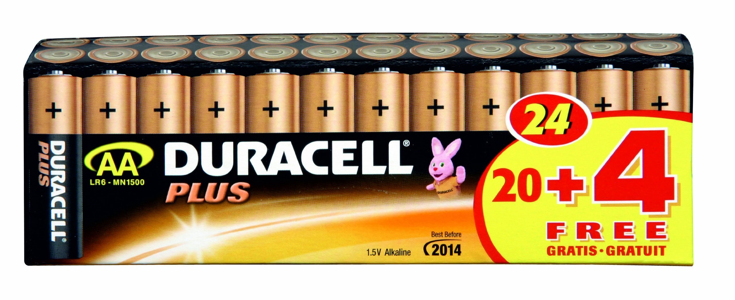 Duracell Plus MN1500 - Battery 24 x AA Alkaline