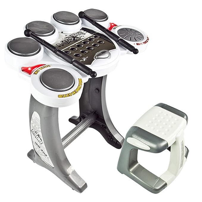 Kids Electronic Battery Operated Musical Drum Set Instrument Toy with