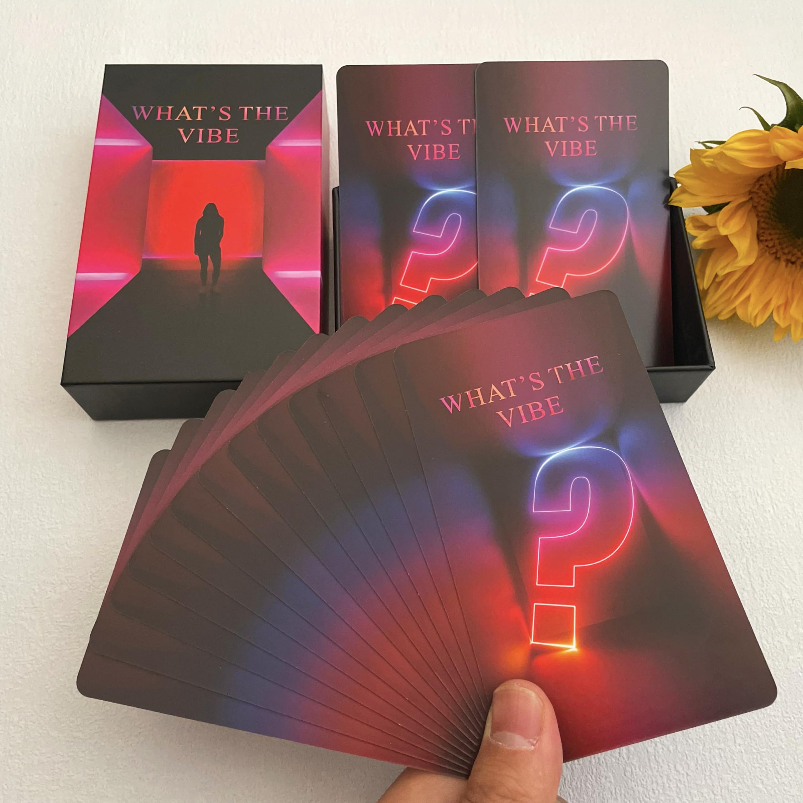 What's The Vibe Oracle Cards Deck, Oracle Cards for Beginners, Oracle Deck Used for Career and Life Relationships, Twin Flame, Soulmate, Karmic Connection