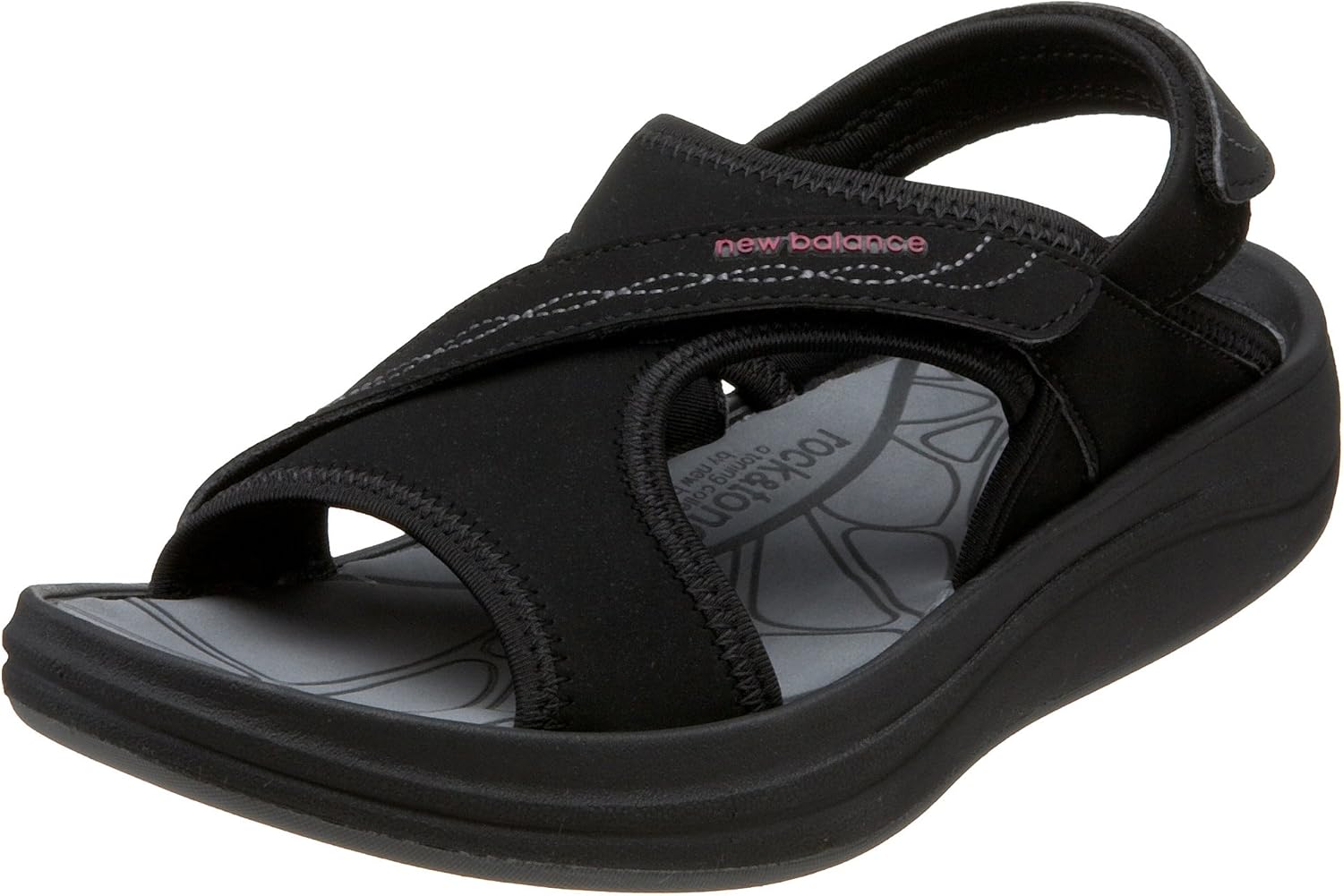 new balance black flip flops