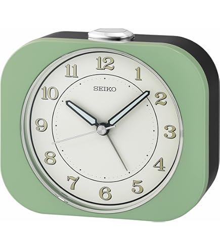 Amazon.com: SEIKO Nori Bedroom Alarm Clock ,Black : Home