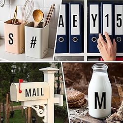 264 PCS Letter Stickers Large Mailbox Numbers and