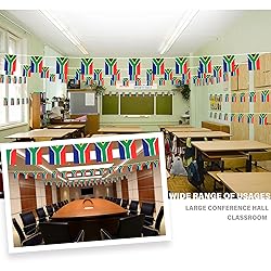 South Africa String Flag Pennant Banner, Small Mini