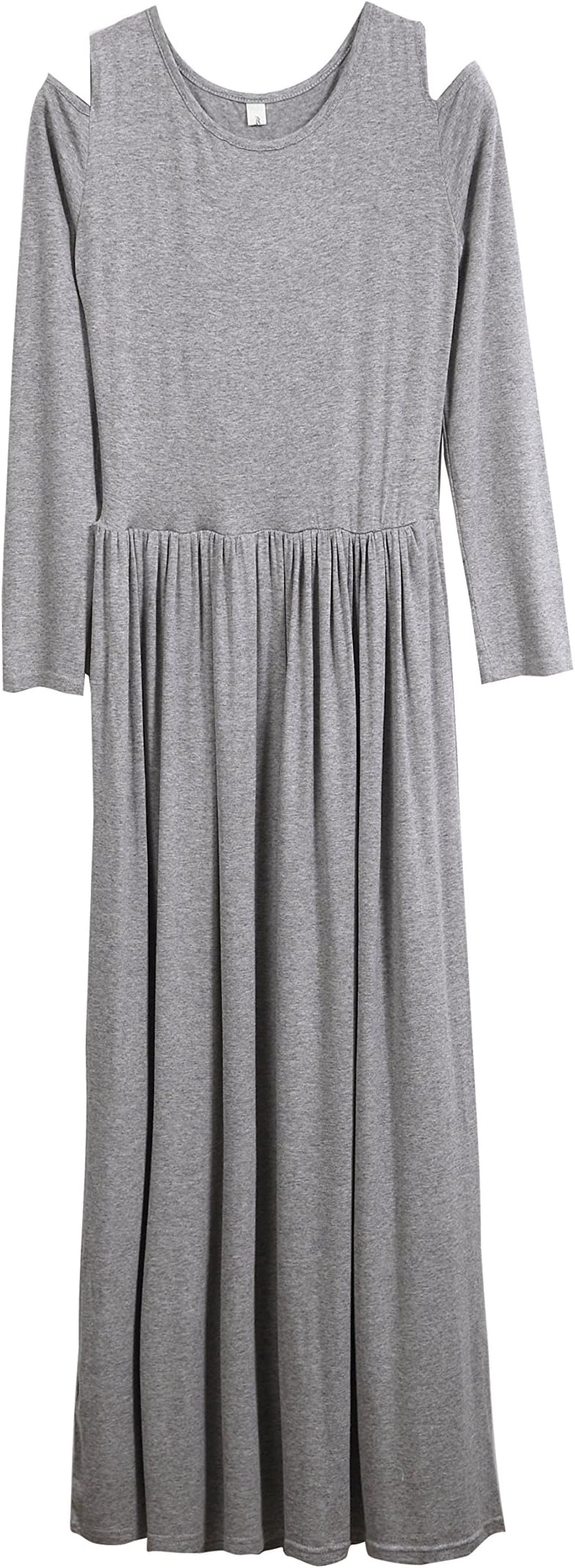 Mayuki Women's Bare-Shouldered Cotton Long Dress