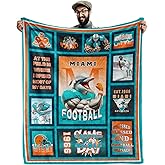 CusFuk Blanket for Men Women,Sports Lovers Gifts Warm Throw Flannel Blankets for Men Women Boys, Sports Style Travel Blanket Sofa Bed Couch for Men 60"x 50"
