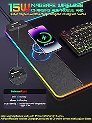 TopMade Mouse Pad with Wireless Charging, 31.5" x