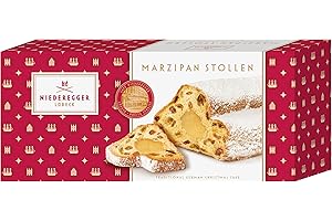 Niederegger Marzipan Stollen 750g, 26.5 oz | Exquisite Pastry with Luscious Marzipan Center.| Authentic Holiday Tradition.