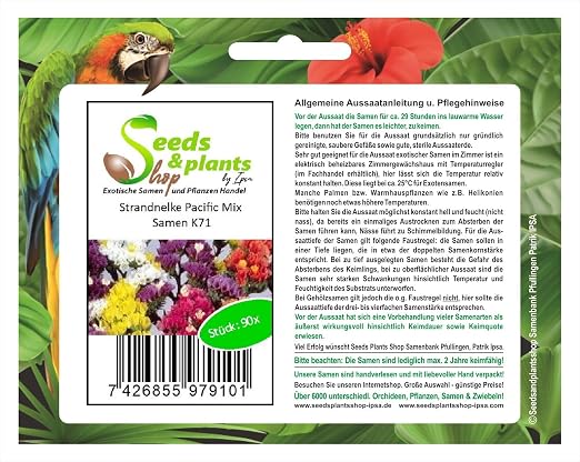 90 novedad de semillas frescas de mar Pacífico mezcla semillas ...