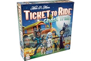 Ticket to Ride Ghost Train Board Game - Strategy Game, Train Adventure Game, Fun Family Game for Kids & Adults, Ages 6+, 2-4 Players, 15-30 Minute Playtime, Made by Days of Wonder