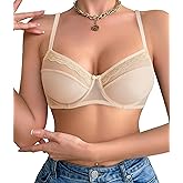 Avidlove Women's Underwire Bra Push Up Ultra Light Non-Padded Everyday Lingerie Bralettes