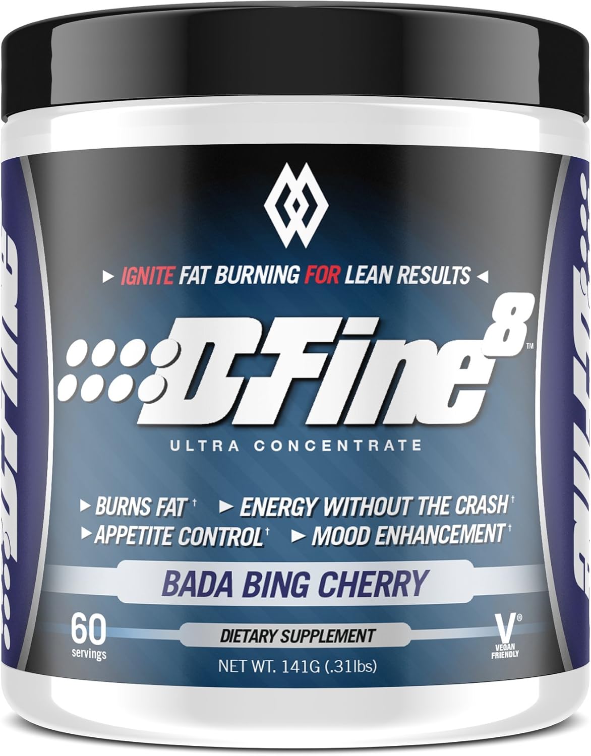 Amazon Com Musclewerks D Fine8 Fat Burner Thermogenic Pre Workout Powder Appetite Suppressant Energy Weight Loss Supplement For Men Women 60 Servings Vegan Friendly Bada Bing Cherry Health Personal