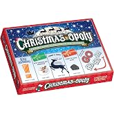 Late for the Sky Christmas-Opoly - Holiday Strategy Board Game for Families | Fun Christmas Party Activity for 2-6 Players with 60-Minute Fast Play and Standard Rules, Ages 8+, Festive Game Tokens