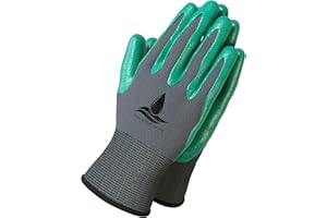 AMAZING STUFF FOR YOU! Garden Gloves Women and Men 2 pairs, Super Grippy Texture for Gardening and Work Activities - S,M,L Sizes (Large)