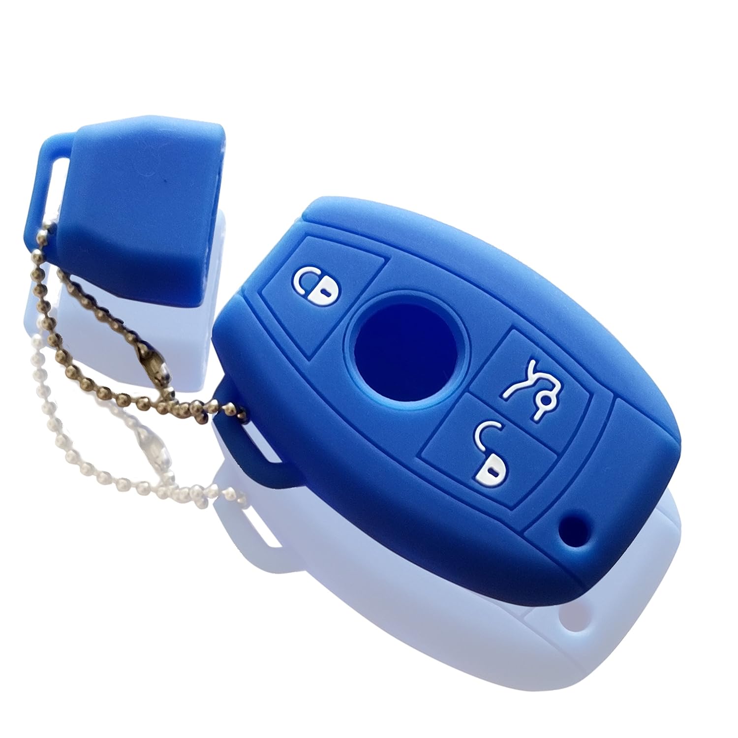 限定製作 ドブレフ3ボタンシリコンスマートキーケースゴムカバースキンfobホルダーforメルセデスベンツc E S Cla Cls Ml Gl Glk Clk Slkクラススマートキー ブルー 1107 B077sd1ylt ブルー ブルー 正規激安 Www Naturalnails Es