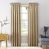 Sun Zero Barrow Energy Efficient Rod Pocket Curtain