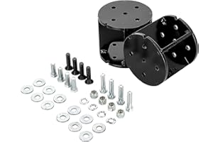 TORQUE Airbag Air Bag Lift Spacer for Lifted Vehicles with Torque, Firestone, Air Lift Suspension Kits and other brands (Replaces Ride Rite 2371, Air Lift 52440) (TR200040AS) 4 inch Straight