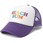 PACIFIC BRIM Women's and Men's Adjustable Cap Mesh Side Panels Trucker Hat