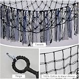 MHJY Toy Hammock Storage Net with LED Light Large Corner Organizer view 5