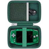khanka Hard Travel Case Replacement for Anbernic RG34xx Handheld Game Console,Case Only. (Green)
