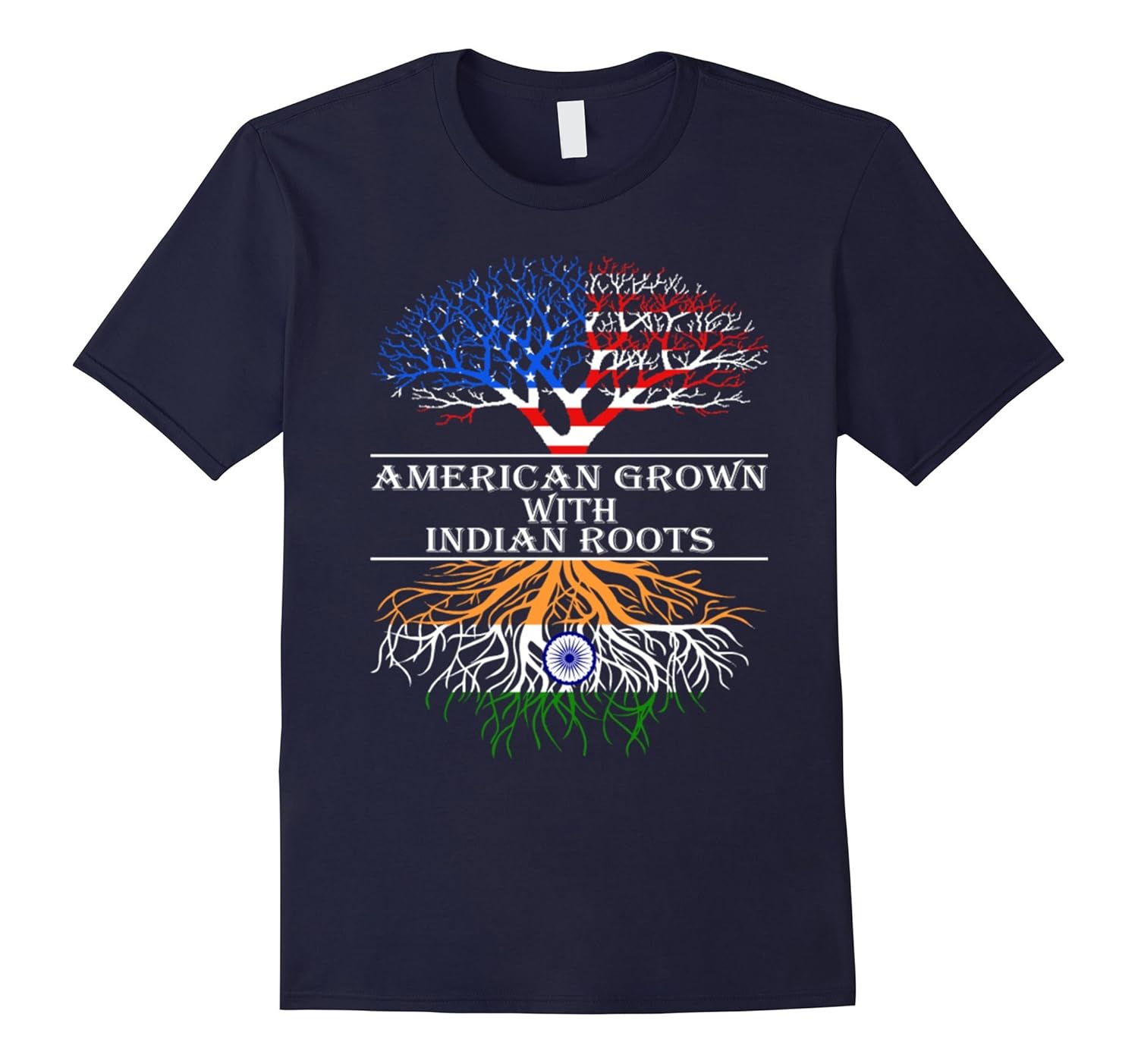 American Grown With Indian Roots TShirt-Rose