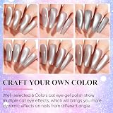 AIMEILI Magnetic Gel Nail Polish Set 6Pcs Cat Eye UV LED 8ml Gift Kit view 4
