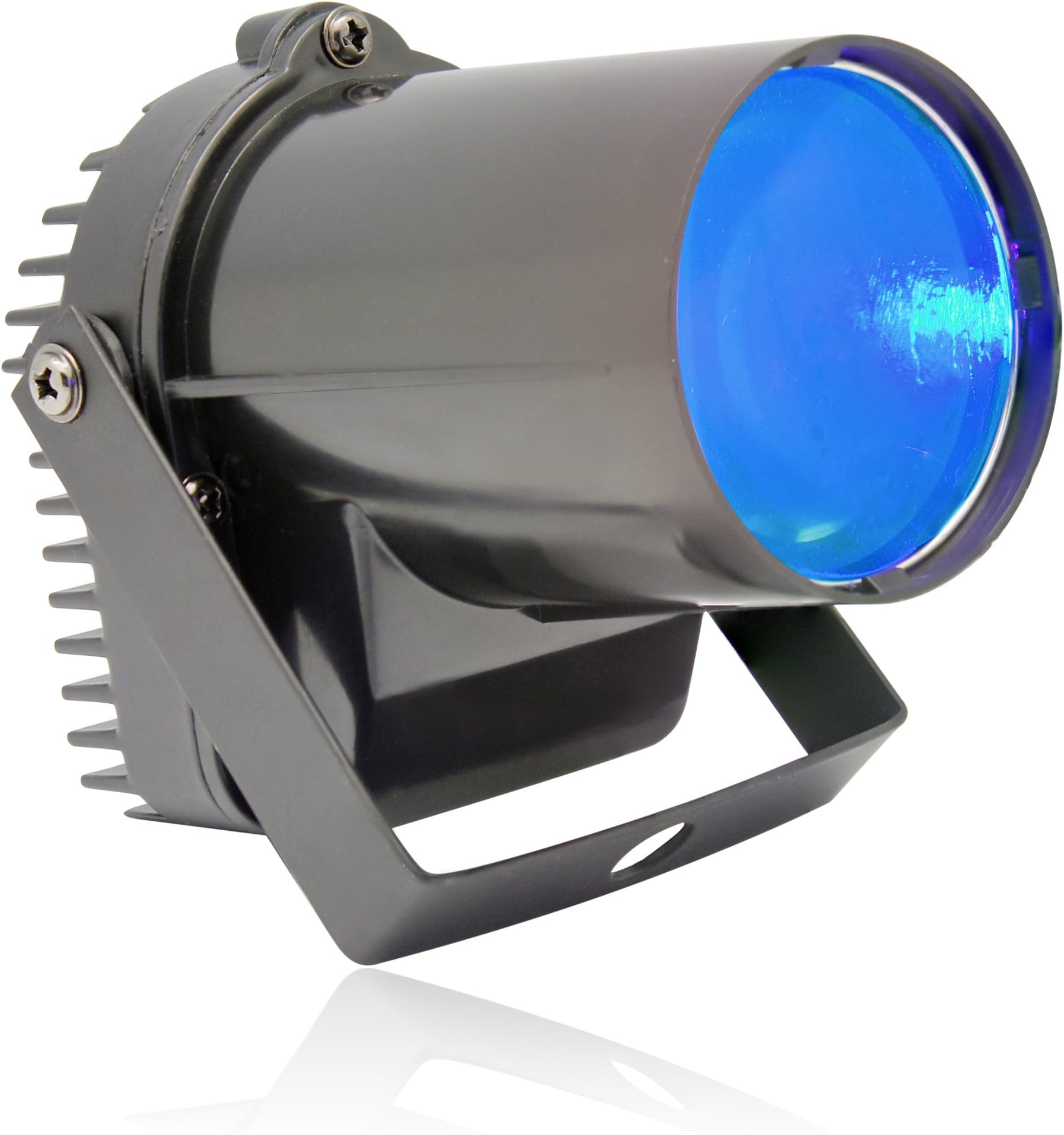 Lilyminiso Beam Stage Light Spotlight Mini Blue LED Mount Pinspot Stage Projection DJ Effect Stage Lighting Lamp Single Beam Lighting for Wedding KTV Pub Party Ballroom Home Decorative Lights