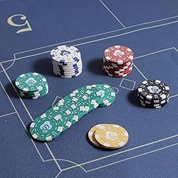 LUOBAO 11.5 Gram Poker Chips,200pc Casino Chips