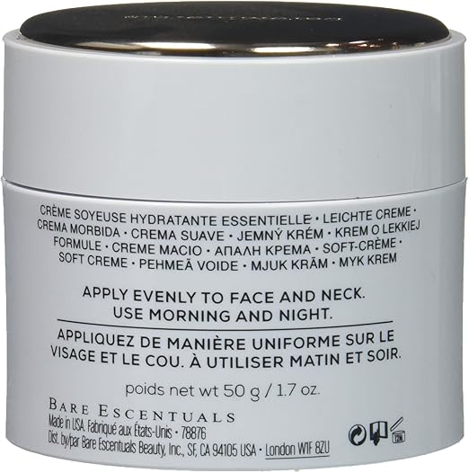 bare minerals essential moisturizing soft cream
