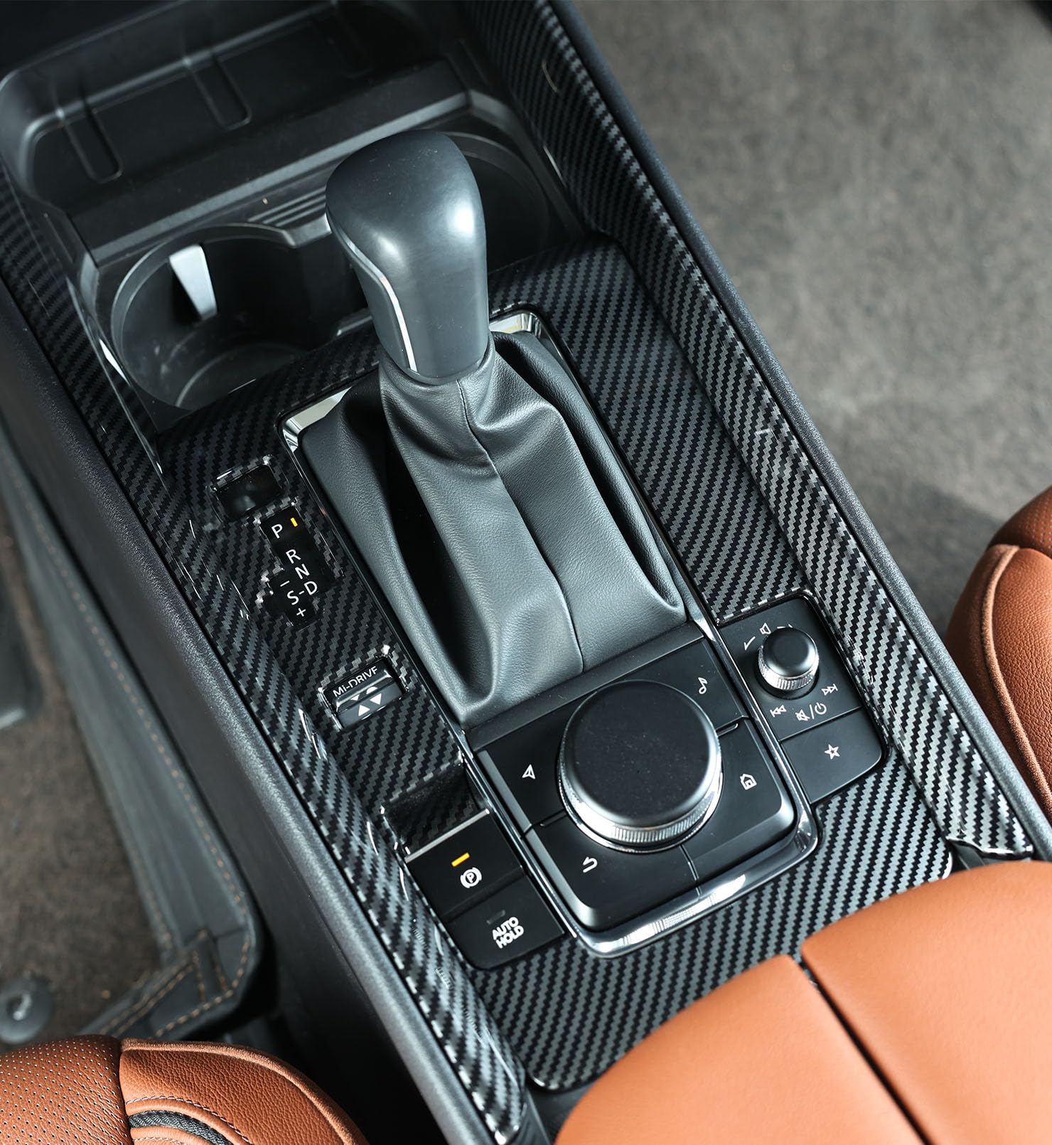 Photo 1 of Birbenben Center Console Cover for Mazda CX50 2025 2024 2023, Not for CX 50 Hybrid, 3PCS Carbon Fiber Gear Shift Panel Box Covers Trim Protection, Console Frame for CX-50 Car Interior Accessories