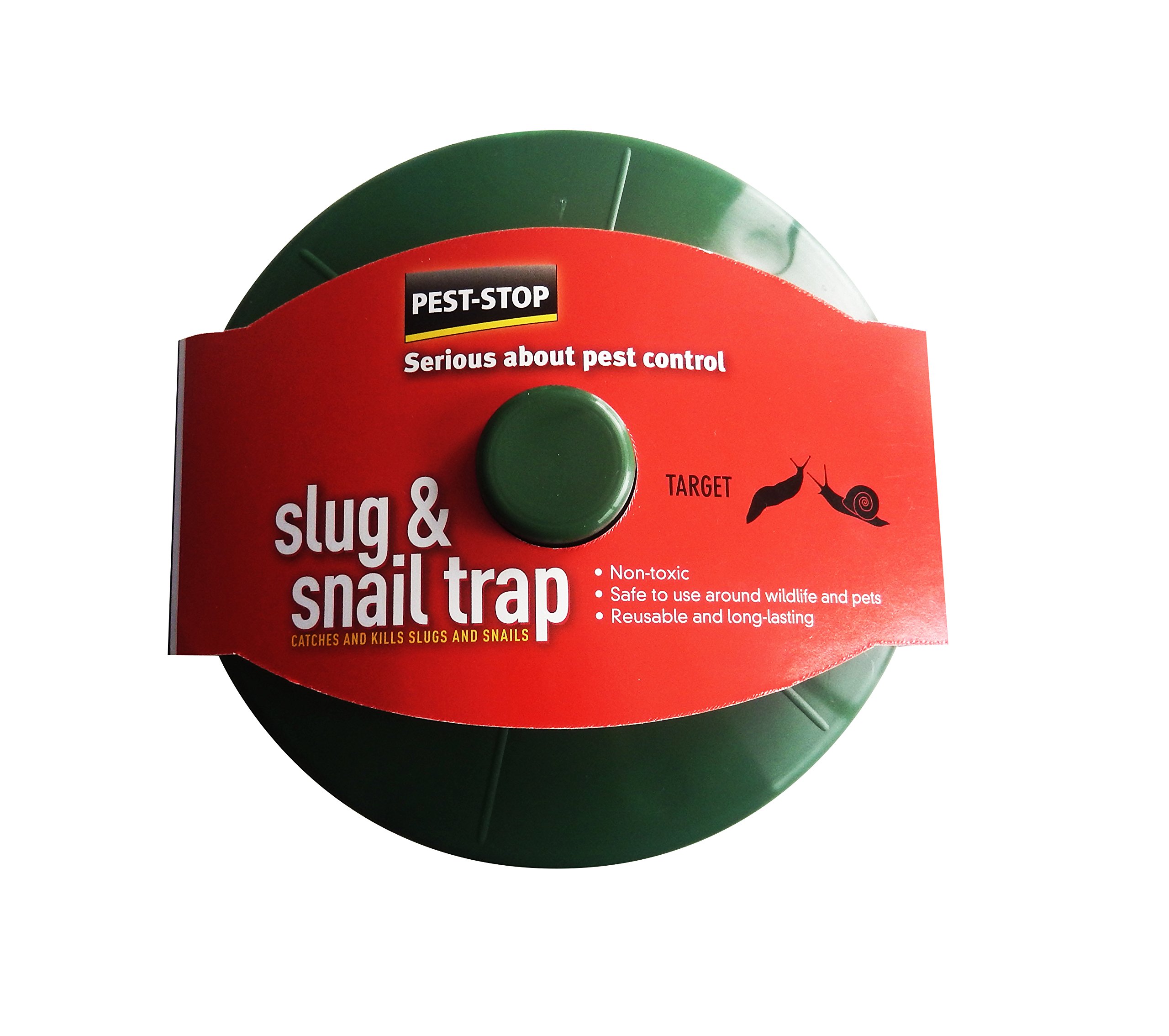 Pest-Stop Slug & Snail Trap – Reusable Garden Trap for Slugs and Snails – Safe for Pets and Children – No Chemicals – Easy to Use – 1 Trap