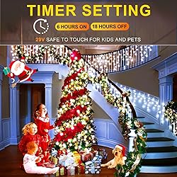 KNONEW Christmas Lights Outdoor Decorations 400 LED