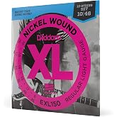 D'Addario XL Nickel EXL150 Electric Guitar Strings, 12-String 10-46 | XL Nickel electric guitar strings deliver bright tone, accurate intonation, reliable durability, and consistent feel.