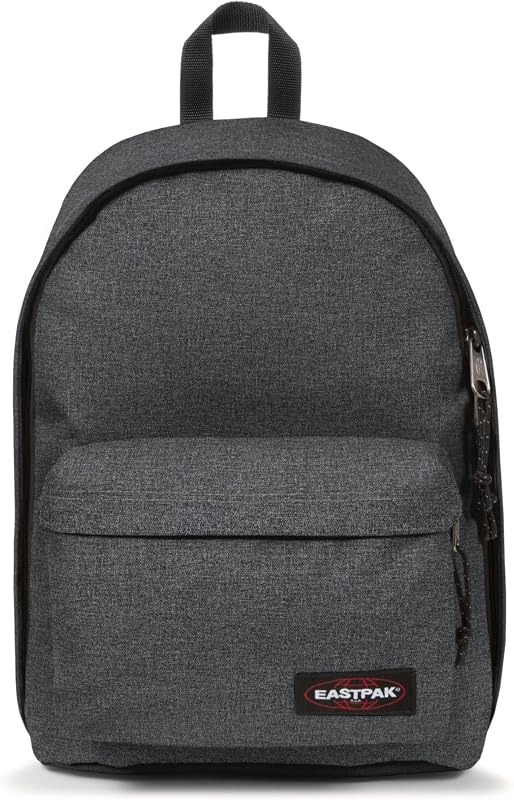Out of Office Sac à dos 27L (44 x 29,5 x 22 cm), compartiment ordinateur 13–15”, sac école et travail résistant et déperlant avec bretelles rembourrées - BLACK DENIM
