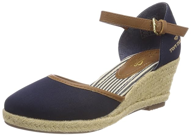 TOM TAILOR Damen 4890903 Riemchensandalen