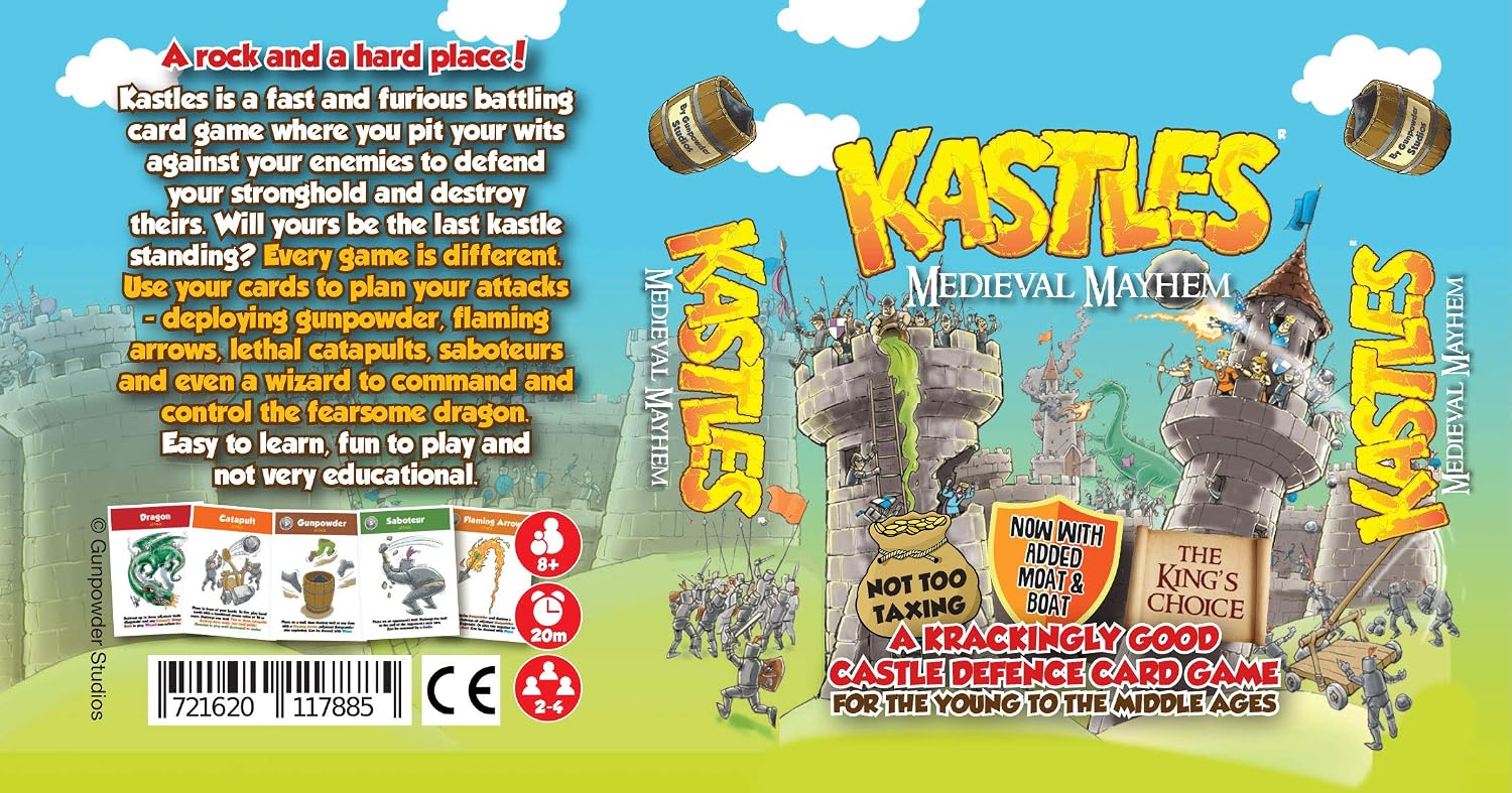 KASTLES is a popular Castle Defence Card Game, Multicolor, Small - Image 5