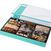Barnetts Gourmet Chocolate 12 Biscotti Cookies Gift Basket | Birthday Gifts for Women &amp; Men, Unique Prime Food, Happy Birthdays Gift Basket, For Her Wife Mom Dad Sister Girls Friendship