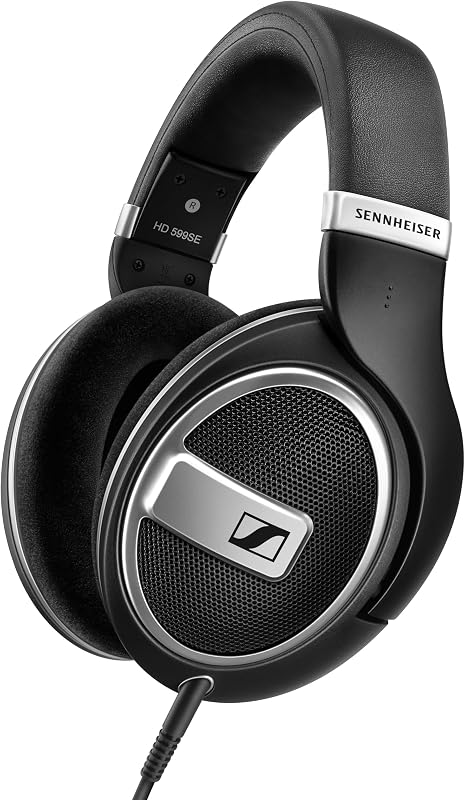 Sennheiser hd 599 - fones de ouvido abertos, edição especial, preto, com fio