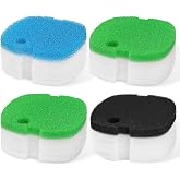 AQUANEAT Replacement Canister Filter Pads Compatible with SUNSUN HW-302 Aquarium Filter Media Sponge Floss 16pcs