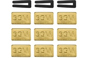 HONSNKS Ceiling Fan Blade Balancing Kit, 3 Sets Fan Balancing Kits Including 3 Pieces Plastic Fan Balancing Clip and 9 Pieces Metal Self-adhesive 3G Weight