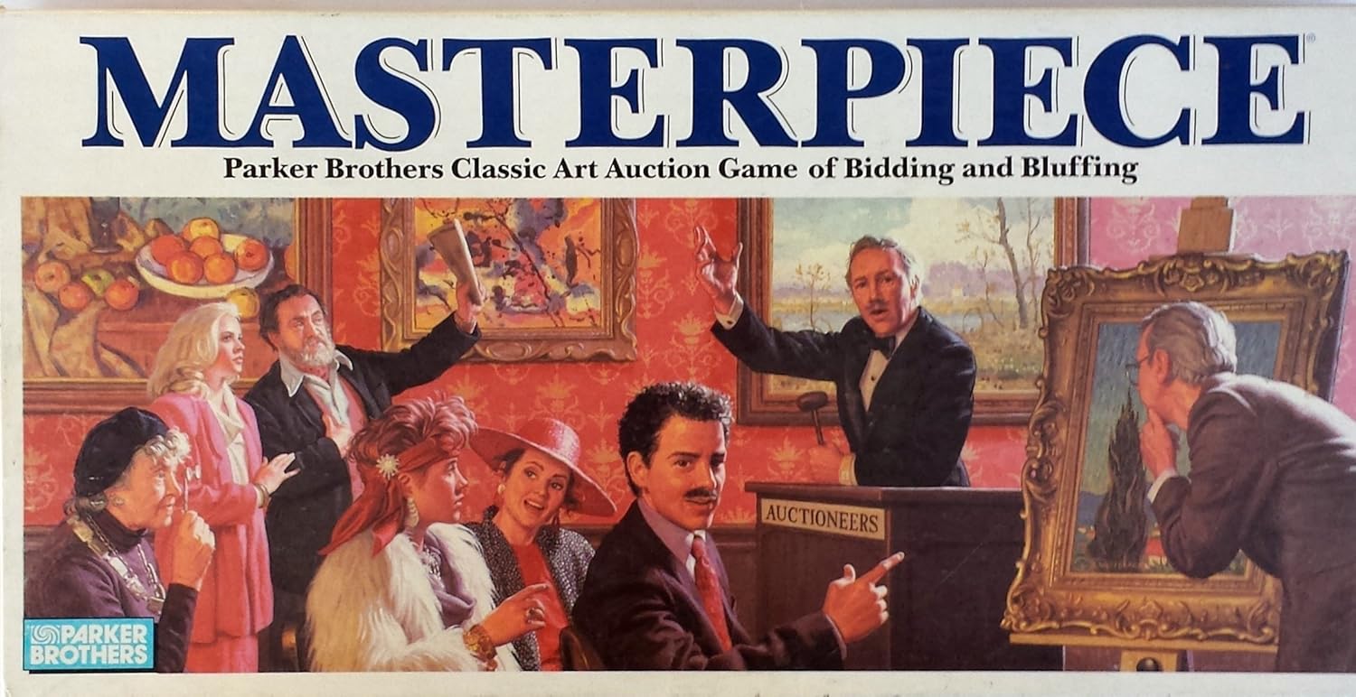 Masterpiece 1987 Edition Art Auction Game Amazon.co.uk Toys & Games