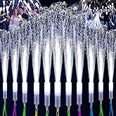 SHQDD 28 PCS Fiber Optic Wands with 3 Light Modes, Glow Wands & Light Up Wands for Kids, Sparklers Fireworks Sticks, Fiber Optic Lights for Wedding, New Year, Birthday, Carnival Parties